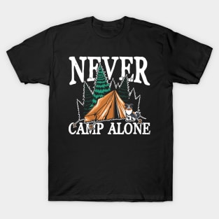 Never camp alone T-Shirt